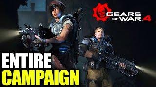 Gears of War 4 PC - Complete Campaign Gameplay with Cutscenes - 1080p 60FPS