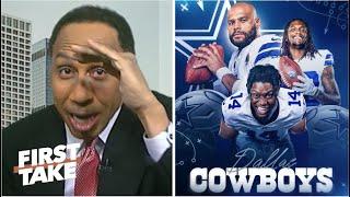 FIRST TAKE | Cowboys are Playoffs Team? - Stephen A. brutally honest on Dak Prescott's new Offense