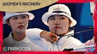 South Korea STAYS PERFECT in epic women's archery final against China | Paris Olympics | NBC Sports