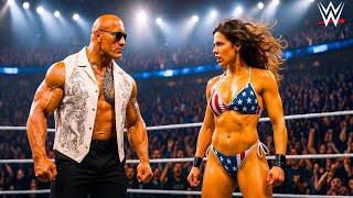 The Rock Vs Rhea Ripley | WWE SMACKDOWN | INTERGENDER MATCH FEMALE WRESTLING | JUNE 13 , 2025