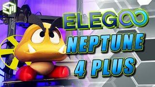 ELEGOO Neptune 4 PLUS Guide: Setup, Firmware Update, Slicing, Example Prints, plus Review!