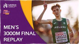 GRIGGS GOES THE DISTANCE - Men’s 3000m Final - European U20 Championships Tallinn 2021