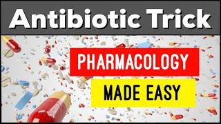 Antibiotic Class and Drug Name Trick | Pharmacology Made Easy [Nursing, USMLE]