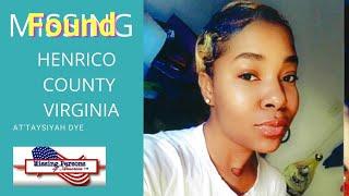 Missing from Henrico County Virginia