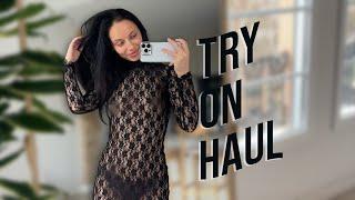 [4K] See-Through Dresses Try on Haul with Lovely Jill