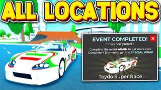 HOW TO FIND ALL 20 PART LOCATIONS in CAR DEALERSHIP TYCOON! (Scavenger Hunt Event Part Locations)