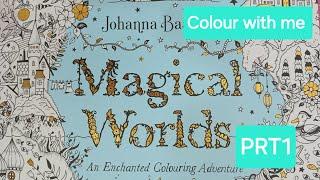 Colour with in Johanna Basford's 'Magical worlds'  Candy Land' #coloursmakemehappy