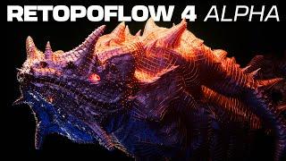 First Look at RetopoFlow 4 Alpha