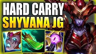 HOW TO PLAY SHYVANA JUNGLE & CARRY SOLO Q GAMES AFTER THE NERFS! - Gameplay Guide League of Legends