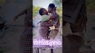 The sincere love of the original inhabitants of Africa#love#funny #couple#family#wife