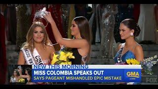 Miss Colombia Responds, 'Cried a Ton' After Crowning Mistake