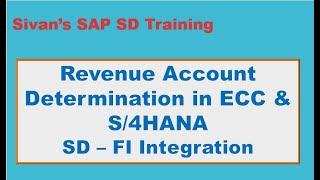 SAP SD Revenue Account Determination | Sivan's SAP SD Training | VKOA OB13 OB62