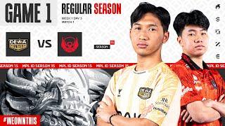 DEWA UNITED ESPORTS vs BIGETRON ESPORTS | Regular Season Week 1 Day 3 | Game 1 | #MPLIDS15