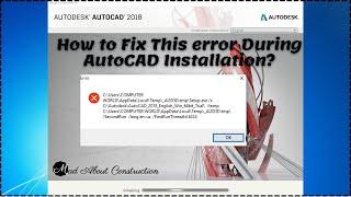 How to Fix Second Run /lang en-us /FirstRun ThreadId 6224 error for  any Autodesk product