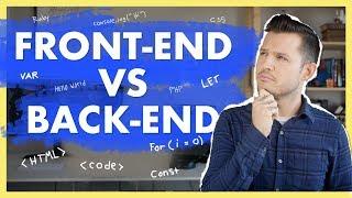 Front-end Development vs Back-end Development