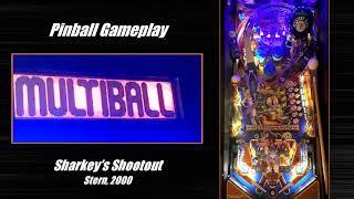 Sharkey's Shootout pinball machine gameplay + commentary (Stern, 2000) - The Web