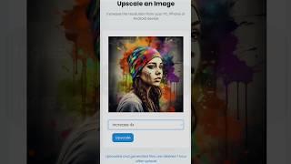 Upscale AI Images for FREE