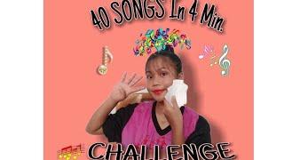 40 SONGS in 4 Min. CHALLENGE(sorry sa panget na boses)  | Vlog #8 || Haidie's Vlog