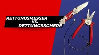 Rettungsmesser vs. Rettungsschere ️ | Was ist besser für den Innenangriff? |