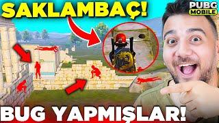 SAKLAMBAÇ ama HERKES BUG YAPMIŞ! PUBG Mobile Saklambaç