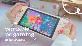  gaming on (probably) the prettiest pc handheld | thoughts on the ayaneo air ft. genshin 