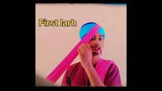 First larhBase pagg dapagg#sardari#sikh#turban#ytshorts #like