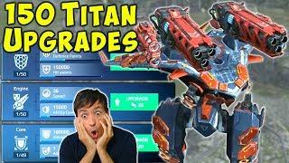 NEW TITAN UPGRADES & Balance - War Robots Test Server Gameplay WR