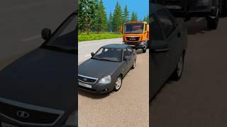 ЧТО БУДЕТ, ЕСЛИ ГРУЗОВИК ПРОТАРАНИТ ТВОЮ ПРИОРУ в BeamNG Drive