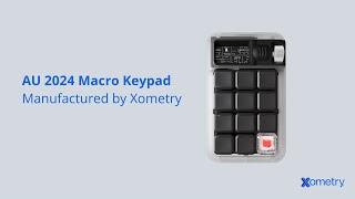 Autodesk University 2024 Macro Keypad Manufactured by Xometry