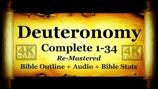 Holy Bible: Book 05 - The Book of Deuteronomy - KJV Read Along HD 4K Audio Text (Narration 1)