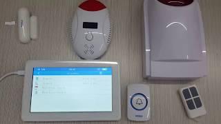 Kerui K7 Touch Screen Alarm -- How to add the sensors to the alarm