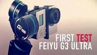 Feiyu G3 Ultra 3 Axis Gimbal Stabilizer test first look