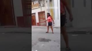 Living in socialist Cuba is hell. Cuban mother protests in Havana.