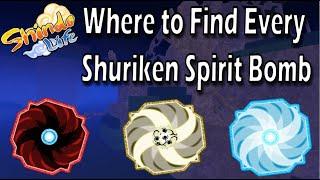 Where to Find Every Rasen Shuriken In Shindo Life ‍ | #RoadTo1K