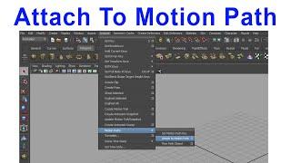 Attach To Motion Path | MAYA