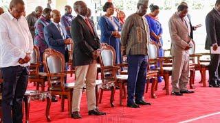 LIVE; PRESIDENT RUTO, RAILA ODINGA, AND OTHER LEADERS ATTENDING THE NATION PRAYER BREAKFAST
