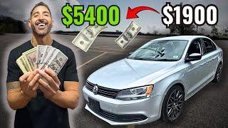 Flipping A Cheap Car From Facebook Marketplace $3000 Profit