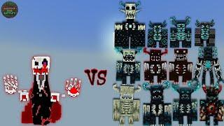 Bloody Gaster vs Warden Plus | Minecraft Bedrock Edition | Mob Battle