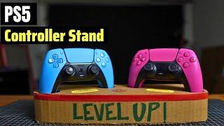 How to make a cardboard gamepad stand for PS5 controllers!