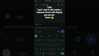 How to get gas Prices using CryptoDisplay bot in Discord Mobile #roduz #discord #howto #gas #prices