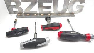 VESSEL 400PD2, ANEX 3350 and FELO Smart handle.  Convertible handle drivers compared.