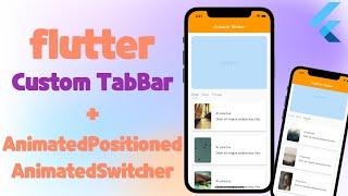 flutter Custom TabBar  + AnimatedSwitcher