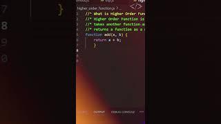  Higher Order Function Interview Question  #codewithkg #coding