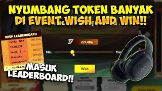 LANGSUNG MASUK TOP LEADERBOARD !! Kirim Token Angka Cantik Di Event Wish And Win Free Fire