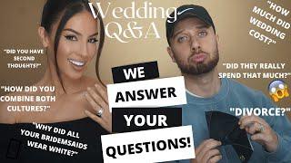 OUR WEDDING Q&A AND REACTING TO YOUR COMMENTS!