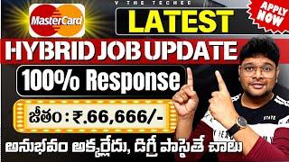 Permanent Hybrid jobs | Package 8 LPA | Mastercard Recruitment 2024 | Latest jobs in Telugu 2024