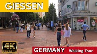  GIESSEN,  Germany Walking Tour - 4K 60fps UHD