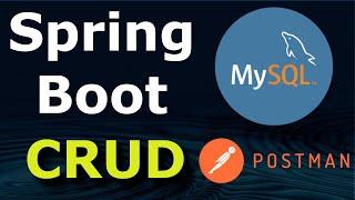 spring boot CRUD REST API with MYSQL for beginners