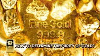 Mysterious numbers: what does the gold fineness say? I GIG-OS