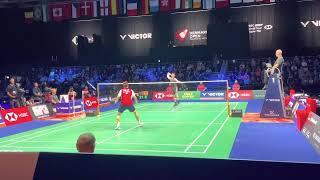 Shi yuqi  vs Lee zi jia  Denmark open final 2022-Nice angle